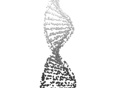 DNA Molecule v4 015 3D model