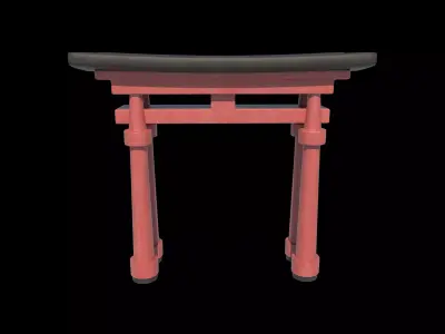 Torii Gate 3D model