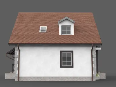 Cottage house numbers 3D model