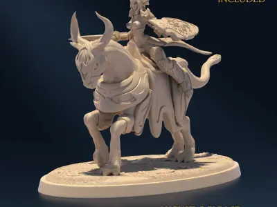 Undying Light Invader B Nude and Normal 3D print model