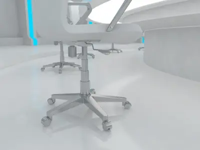 Sci Fi Meeting Room 3D model