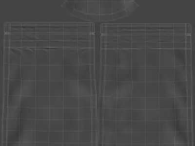 stand up pouch collection v1 PBR 3D model