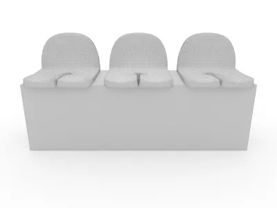 Stadium Seats 15 3D model