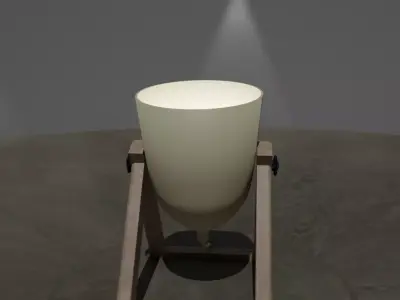 Small lamp Free low-poly 3D model