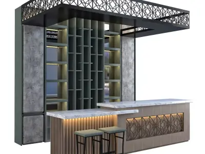 Restaurant Bar 14 3D model