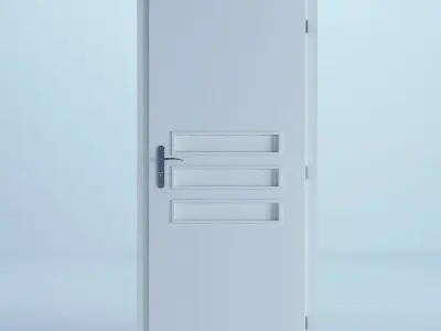 White Door 54 3D model