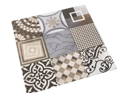 Tiles 60x60cm 3D model