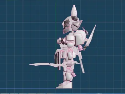 Robots Mecha SD Buffalo - CR 09 3D model