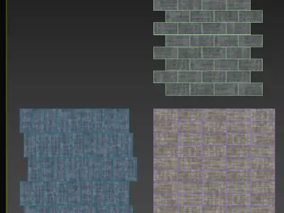 Wall to Wall LVT Floor No 2 3D model