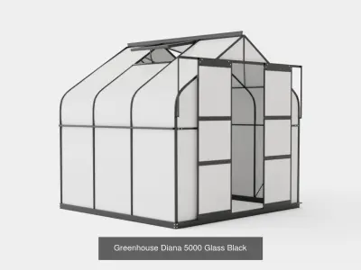 Collection of Greenhouse Diana 5000 - 3 Models 3D Model Pack