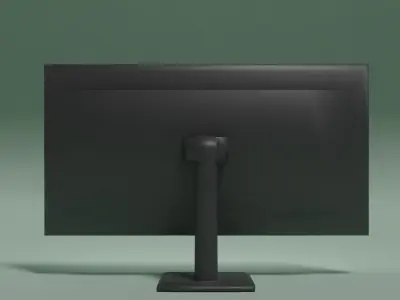 3D Computer Screen LOW POLY Game Ready Low-poly 3D model