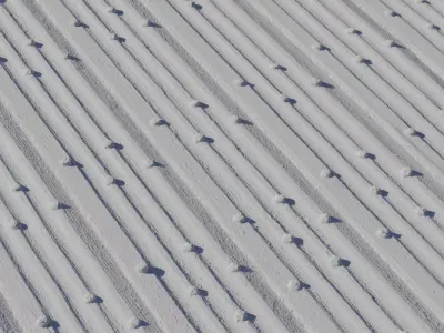 Riveted Corrugated Wood Panels PBR Texture 4K Texture