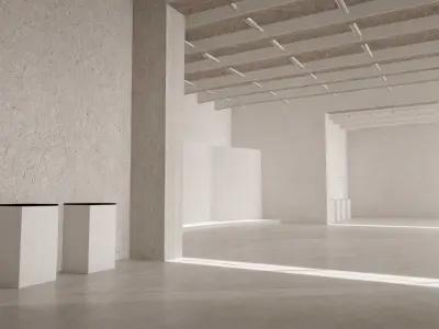 VR Showroom Gallery for product placement vol 1 3D model