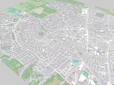 Cityscape Amersfoort Netherland  3D model