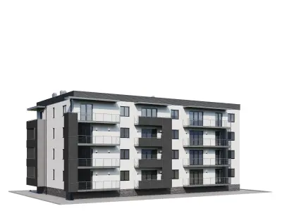 Apartment house 2 3D model