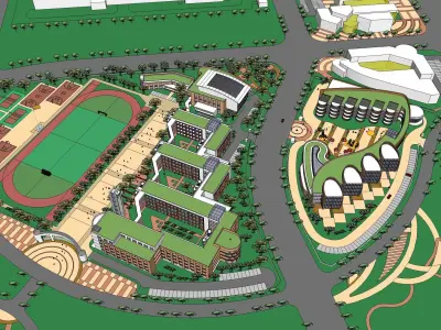 Sketchup Highschool or College 239 3D model