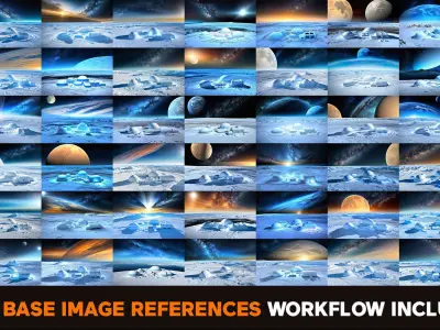500 Photo Reference Pack Mars Sci-fi Base Station Daily Texture