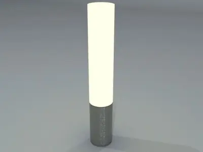 simple small table lamp 30cm high Low-poly 3D model