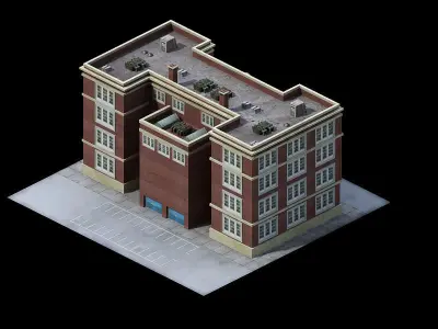 Heterogeneous - Building 03 3D model