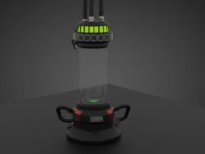 Sci fi Capsule 3D model