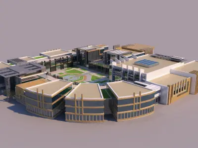 0203 - Modern Building 3D model