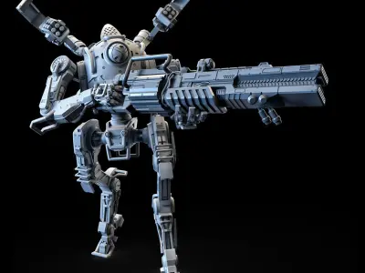 Titanfall Northstar 3DPrintable 100mm 3D print model