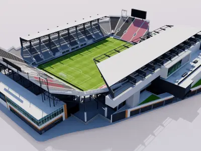 Audi Field - Washington DC - USA 3D model
