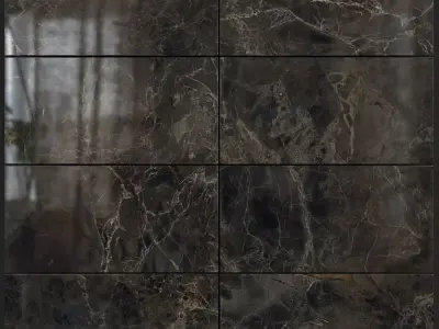 Yurtbay Seramik Alpha Antracite 300x600 Set 2 3D model