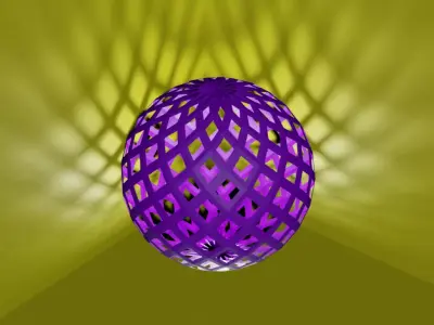 Light Glob Low-poly 3D model