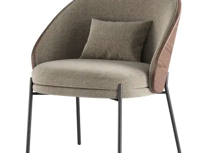 Kave Home Eamy Armchair 3D model