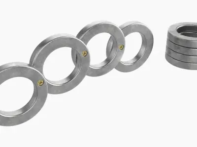 Metal knuckle foldable  3D model