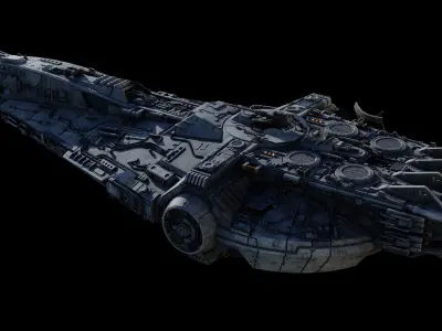 YT-1860 class - freighter  - Star Wars 3D model