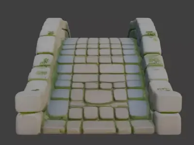 Stone Bridge 3d Model 3D model