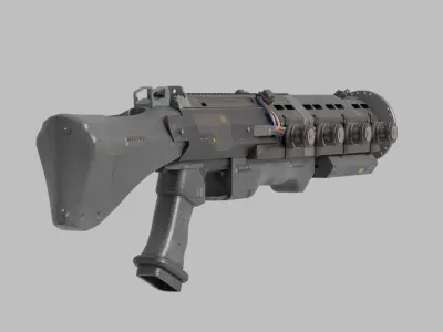 Electromagnetic Gun 3D model
