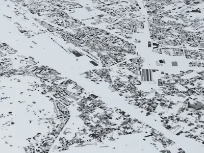 Florence Streets and Buildings 3D model