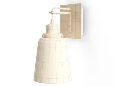VICE wall sconce Low-poly 3D model