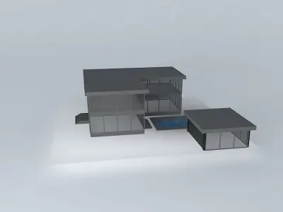 Modern House Free 3D model