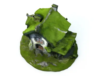 Fantasy Forest House 3 Low-poly 3D model