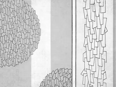 Geometric Paper Mural Texture Texture