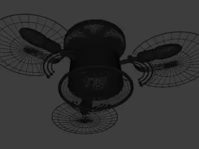 Hanging Light chandelier  3D model