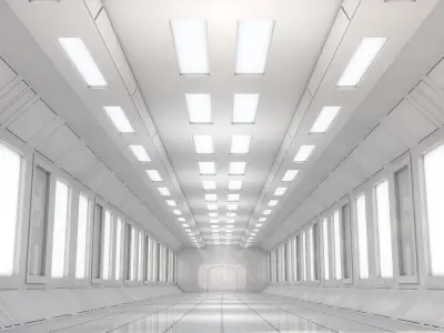 Sci Fi Corridor 3D model