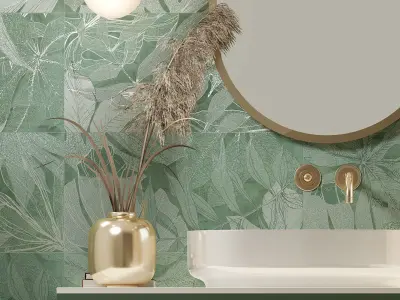 Modern Bathroom Interior 3D model purchase