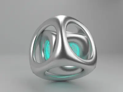 Sci-Fi cube 3D model