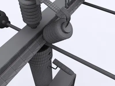 Electrical Post MAX 2010 3D model