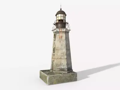 Abandoned Lighthouse  3D model