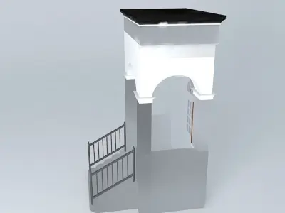 Arched Entry Free 3D model