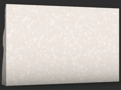 High Poly Boulder Stone Wall 3D print model