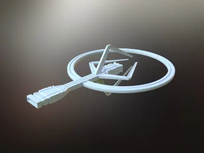 Sci-Fi war spaceships collection Low-poly 3D model