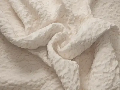 Sherpa Fleece Fabric Texture PBR  Texture