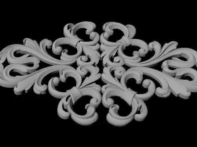 dekor ornament 3D model 106